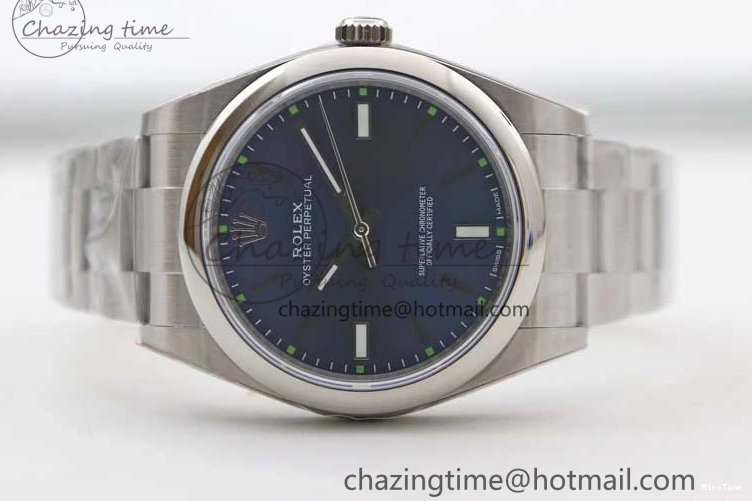 MiroTime 0105 Oyster Perpetual 39mm 114300 EWF 1:1 Best Edition 904L Steel Blue Dial on SS Bracelet SA WaterResistant 2005